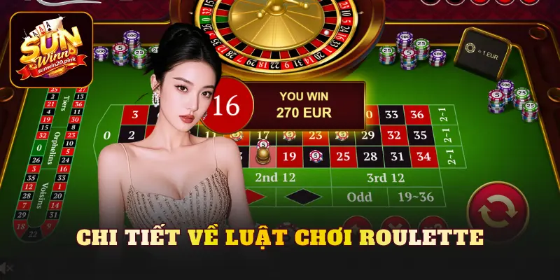 Chi tiết về luật chơi Roulette